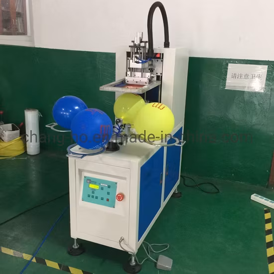 Máy in lụa xoay dành cho bóng bay với hai màu sắc đa dạng