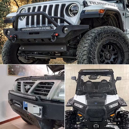 Đèn LED thanh đơn hàng cho SUV, xe tải địa hình Jeep - Tự chọn kích thước và công suất phát sáng
