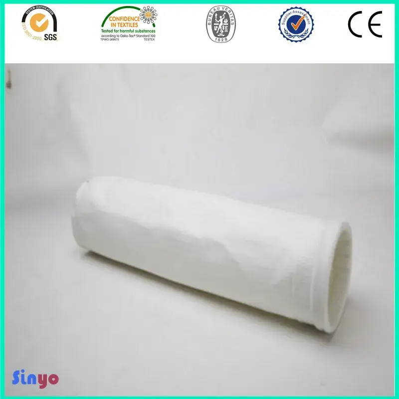 Túi lọc bụi làm từ vải nỉ polyester có thể tùy chỉnh theo yêu cầu
