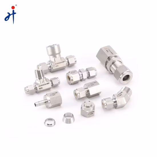 Đầu nối ren BSPT đực nhánh hình chữ T cho ống thép không gỉ kiểu đôi 1/4 - Phụ kiện nối chuyên dụng
