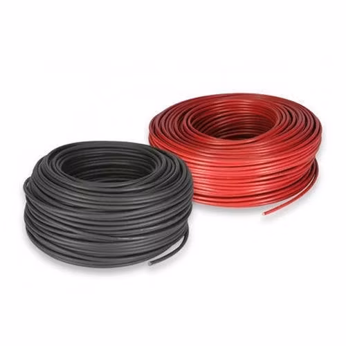 Dây điện đồng đơn lõi cách điện XLPE linh hoạt cho hệ thống điện mặt trời - Sản phẩm có đường kính 2.5mm, 6mm, 10mm2 và 16mm2