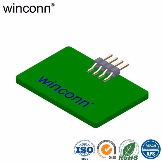 Cọc góc phải đầu nối chân cắm tham chiếu 2.0mm có khả năng xếp chồng lớp đôi 2*6