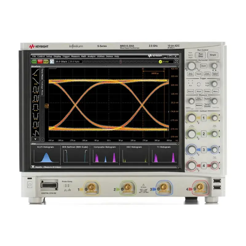 Máy hiện sóng DS0254A: 2.5 GHz băng thông, 4 kênh số, độ phân giải cao, kỹ thuật tương tự 16 kênh