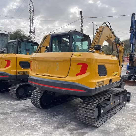 Máy xúc bánh xích 7.5ton Xe75ga di chuyển đất giá nhà máy Trung Quốc - Lưu trữ mô-men xoắn tốc độ thấp hiệu quả