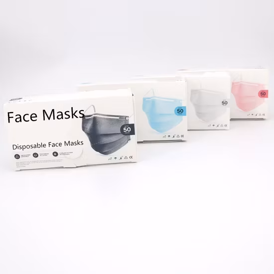 50 khẩu trang che mặt unisex, sản phẩm chăm sóc sức khỏe chất lượng cao
