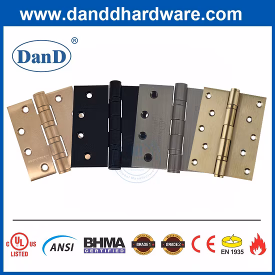 Bản lề cửa ngoài chất liệu thép không gỉ, chịu lực, dạng phẳng - kích thước 1 inch