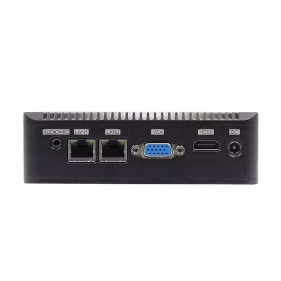 Máy tính công nghiệp không quạt N5000 2LAN DDR4 2COM - Thiết bị nhỏ gọn cho môi trường công nghiệp
