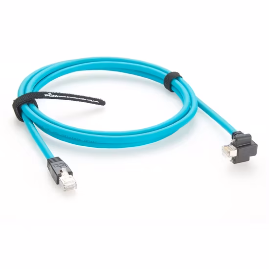 Cáp Ethernet Gige góc vuông RJ45 cho các hãng Omron, Sentech, Allied Vision, IDS Imaging, Euresys, Bitflow, Daheng Imaging, Cognex, Teledyne Dalsa