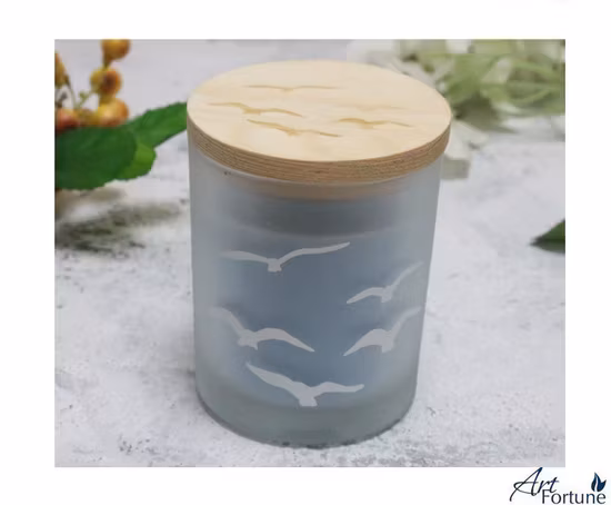 Nến thủy tinh in lụa và nút bần - Sự lựa chọn tối ưu cho việc trang trí không gian sống