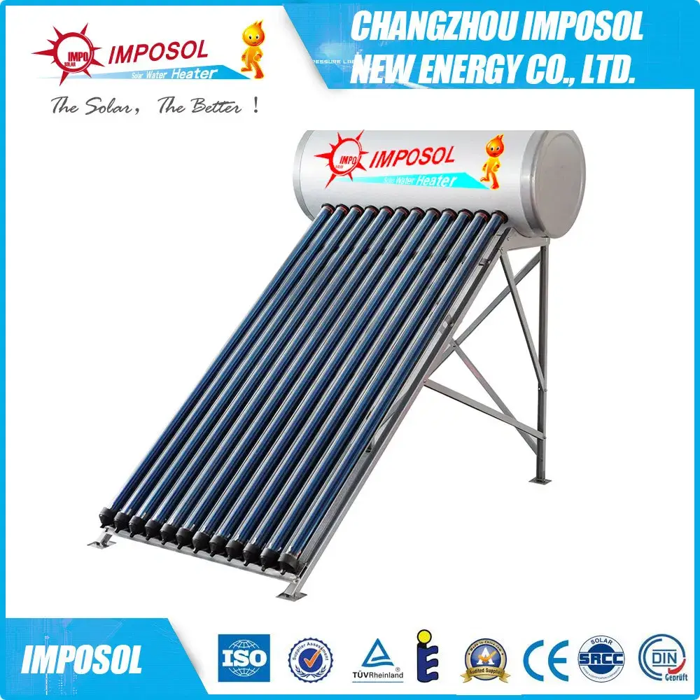 Bình nước nóng sử dụng năng lượng mặt trời có áp lực cao phục vụ ở Chile