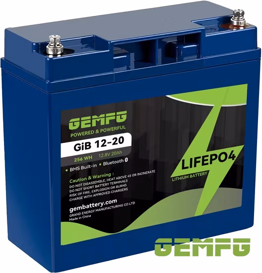 Pin Lithium Ion LiFePO4 sạc lại dạng prismatic 72V 48V 36V 24V 12V có tuổi thọ dài 12.8V20Ah