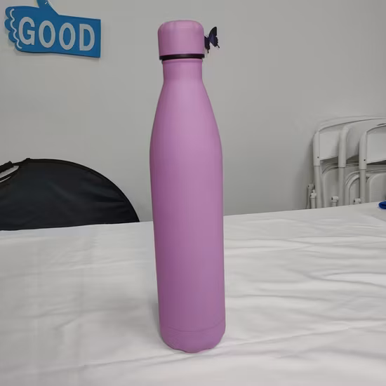 Bình giữ nhiệt hai lớp logo tùy chỉnh 500ml 750ml cách nhiệt, hình dạng cola thép không gỉ