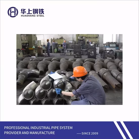 Phụ kiện hàn mặt bích SUS304 316 không gỉ Bw Lr 90 độ Sch10 Sch40 - Khớp nối không hàn cho ống không gỉ