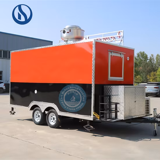 Xe đẩy đa chức năng Chip điện Caravan Cà phê Xe tải thức ăn nhanh - Giải pháp tiện lợi cho quán cà phê và nhà hàng