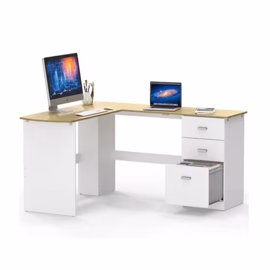 Bàn học từ gỗ phong cách cho văn phòng tại nhà và phòng khách