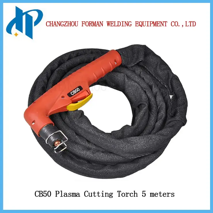 Súng Hàn Plasma Di Động Trafimet CB50, Dây Dẫn 5m và Kết Nối Trung Tâm Tích Hợp