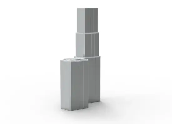 Cần Cẩu Geming 1 với Nền Tảng Nâng Cột kích thước 100*100 và tốc độ 5-100mm/S