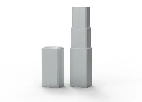 Cần Cẩu Geming 1 với Nền Tảng Nâng Cột kích thước 100*100 và tốc độ 5-100mm/S