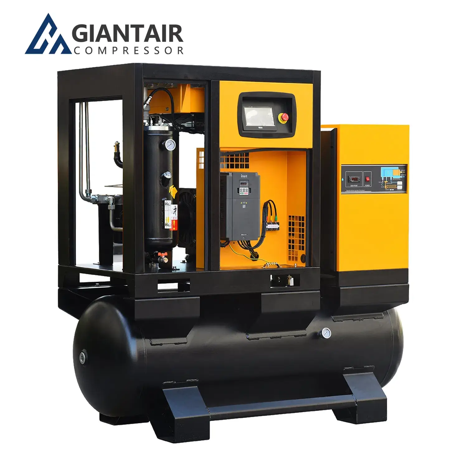 Máy nén khí vít tất cả trong một: Sự lựa chọn cho công suất 5.5kw, 7.5kw và 11kw