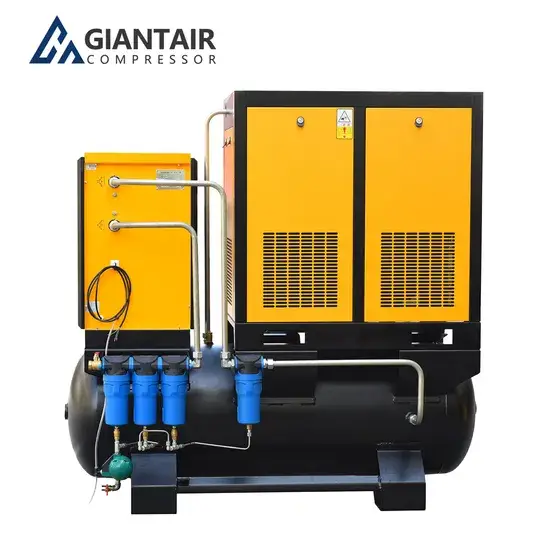 Máy nén khí vít tất cả trong một: Sự lựa chọn cho công suất 5.5kw, 7.5kw và 11kw
