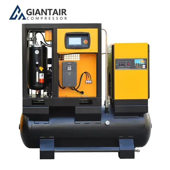 Máy nén khí vít tất cả trong một: Sự lựa chọn cho công suất 5.5kw, 7.5kw và 11kw