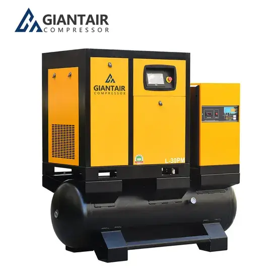 Máy nén khí vít tất cả trong một: Sự lựa chọn cho công suất 5.5kw, 7.5kw và 11kw