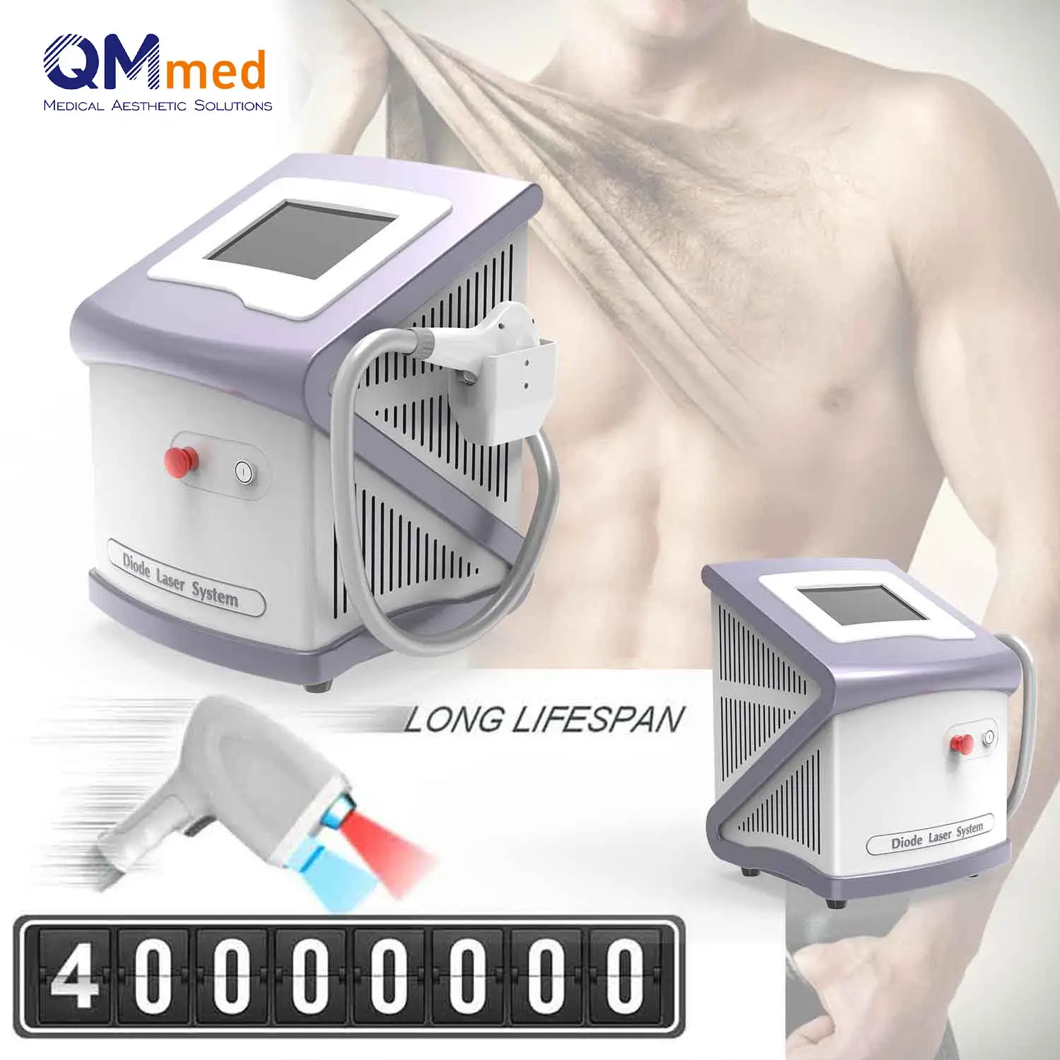 Top 5 loại kích thước điểm ba cải tiến nhất của máy triệt lông 808nm sử dụng công nghệ laser diode