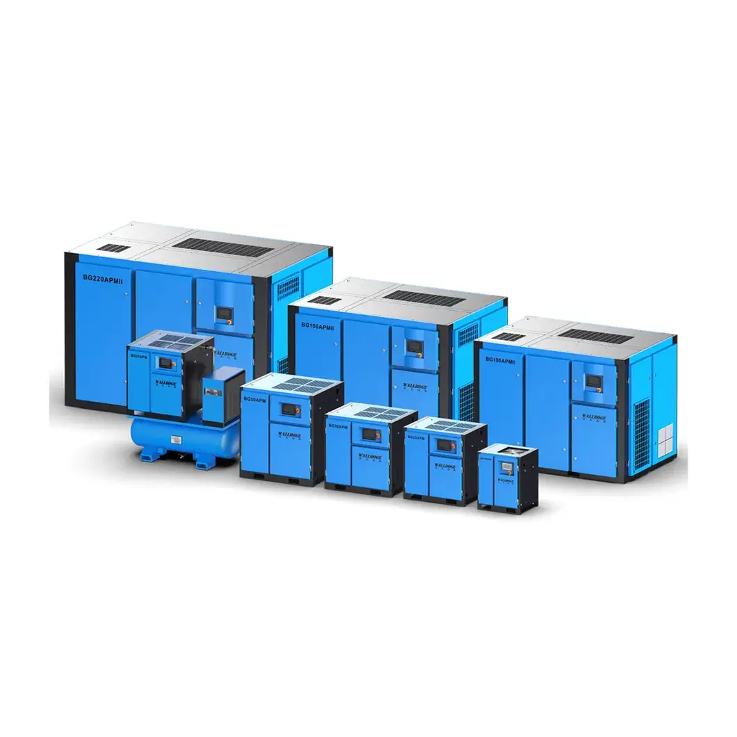 Bơm khí nén hai cấp áp suất thấp truyền động bằng nam châm vĩnh cửu - Tiết kiệm năng lượng hình ảnh 14-description