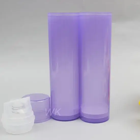 Chai bơm không khí nhựa tím dung tích 50ml, 100ml, 150ml dành cho kem và lotion