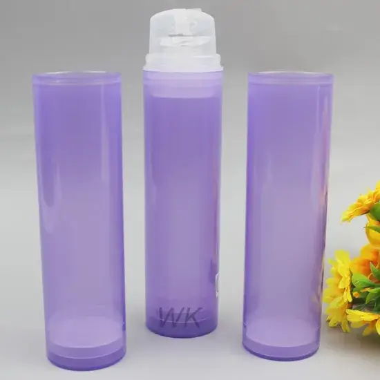 Chai bơm không khí nhựa tím dung tích 50ml, 100ml, 150ml dành cho kem và lotion