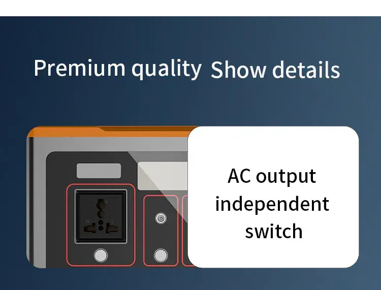 Hệ thống phát điện mini 520W thông minh, sạc bằng năng lượng mặt trời cho gia đình: tiện lợi và hiệu quả hình ảnh 24-description