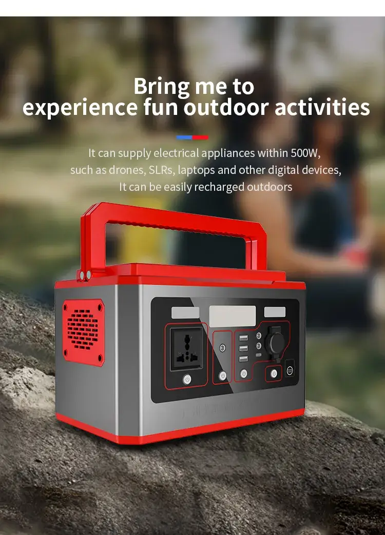 Hệ thống phát điện mini 520W thông minh, sạc bằng năng lượng mặt trời cho gia đình: tiện lợi và hiệu quả hình ảnh 13-description
