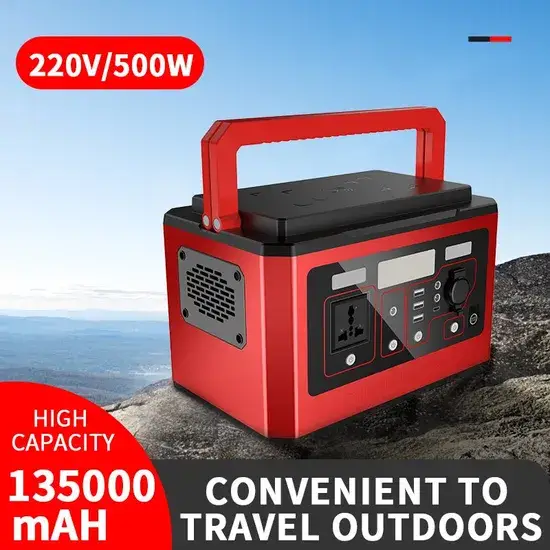 Hệ thống phát điện mini 520W thông minh, sạc bằng năng lượng mặt trời cho gia đình: tiện lợi và hiệu quả