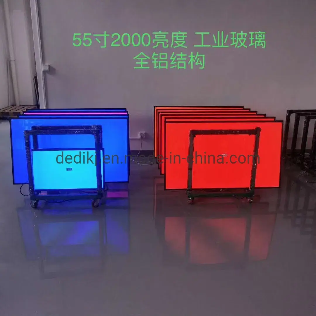 55 Màn hình LCD quảng cáo tùy chỉnh, độ sáng cao 1500CD, hiển thị rõ dưới ánh sáng mặt trời