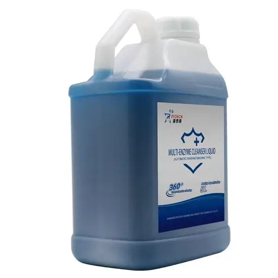 Chất tẩy rửa đa enzym 5L có thêm protease kiềm - giúp loại bỏ biofilm hiệu quả