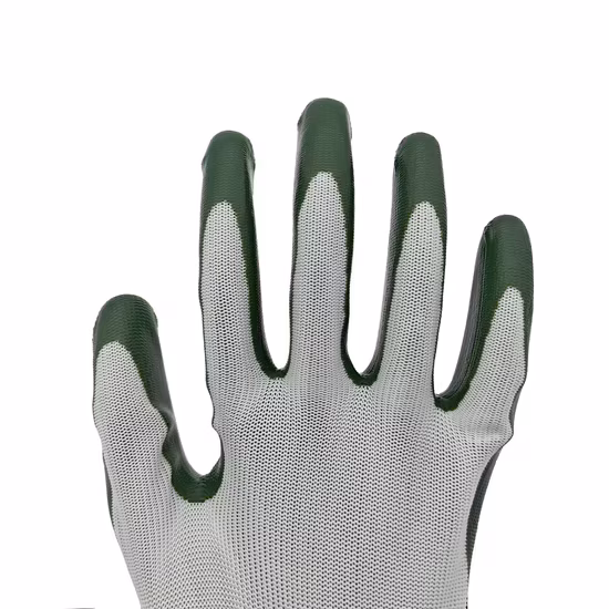 Chỉ còn Limited! Găng tay bảo hộ chống va đập và rung 13G với lớp lót nylon đan, lòng bàn tay phủ nitrile nhám - Đồ bảo hộ công việc cần thiết