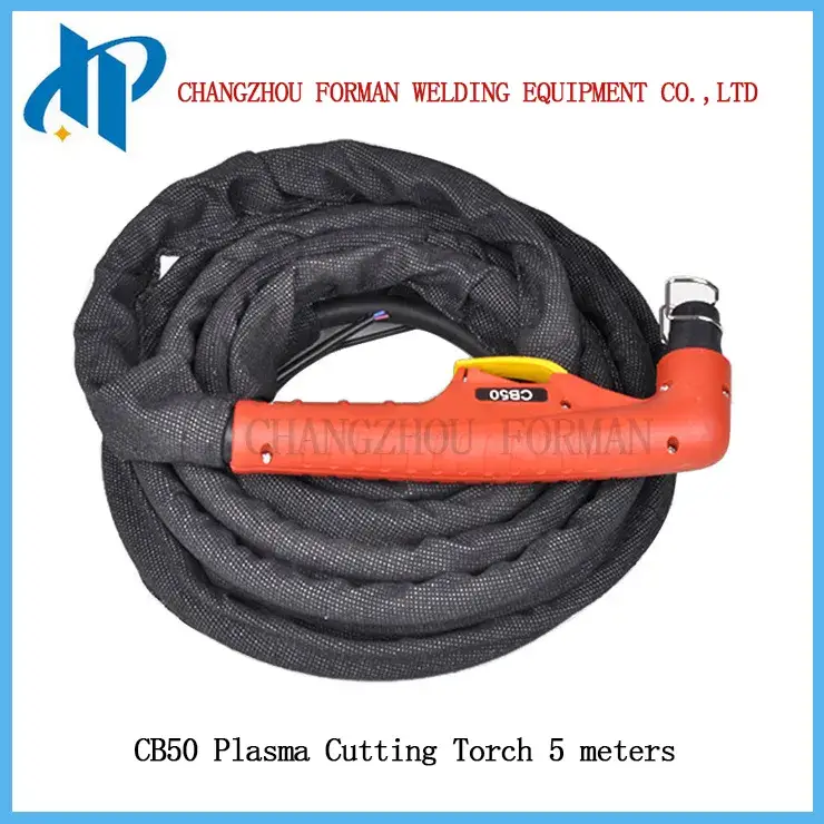 Súng Hàn Plasma Di Động Trafimet CB50, Dây Dẫn 5m và Kết Nối Trung Tâm Tích Hợp