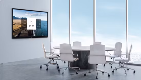65 Bảng thông minh đa chức năng Miboard V12 với đèn LED hồng ngoại và màn hình LCD hiển thị