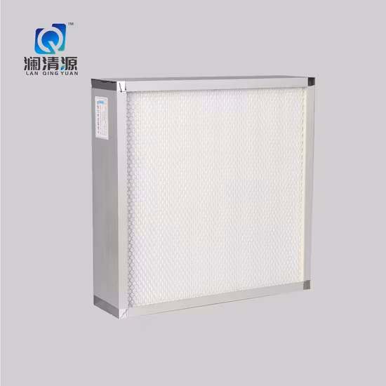 Bộ tách bán hàng không có vách ngăn và bộ lọc HEPA hiệu suất cao, phù hợp với nhiệt độ cao, màng lọc không khí từ nhà sản xuất chính