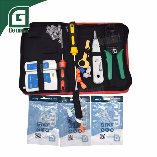 Bộ Dụng Cụ Bấm Cáp Mạng Geteknet cho Cáp Cat5 và Cat6