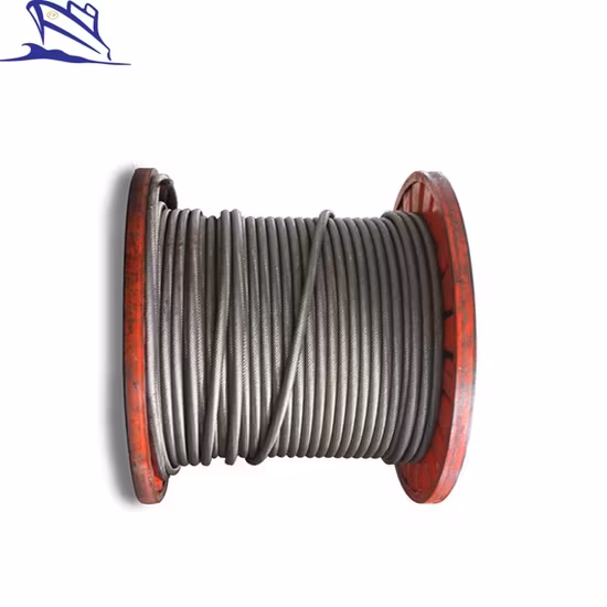 Cáp dây thép mạ kẽm chất lượng tốt phục vụ cho cần cẩu tháp trên tàu