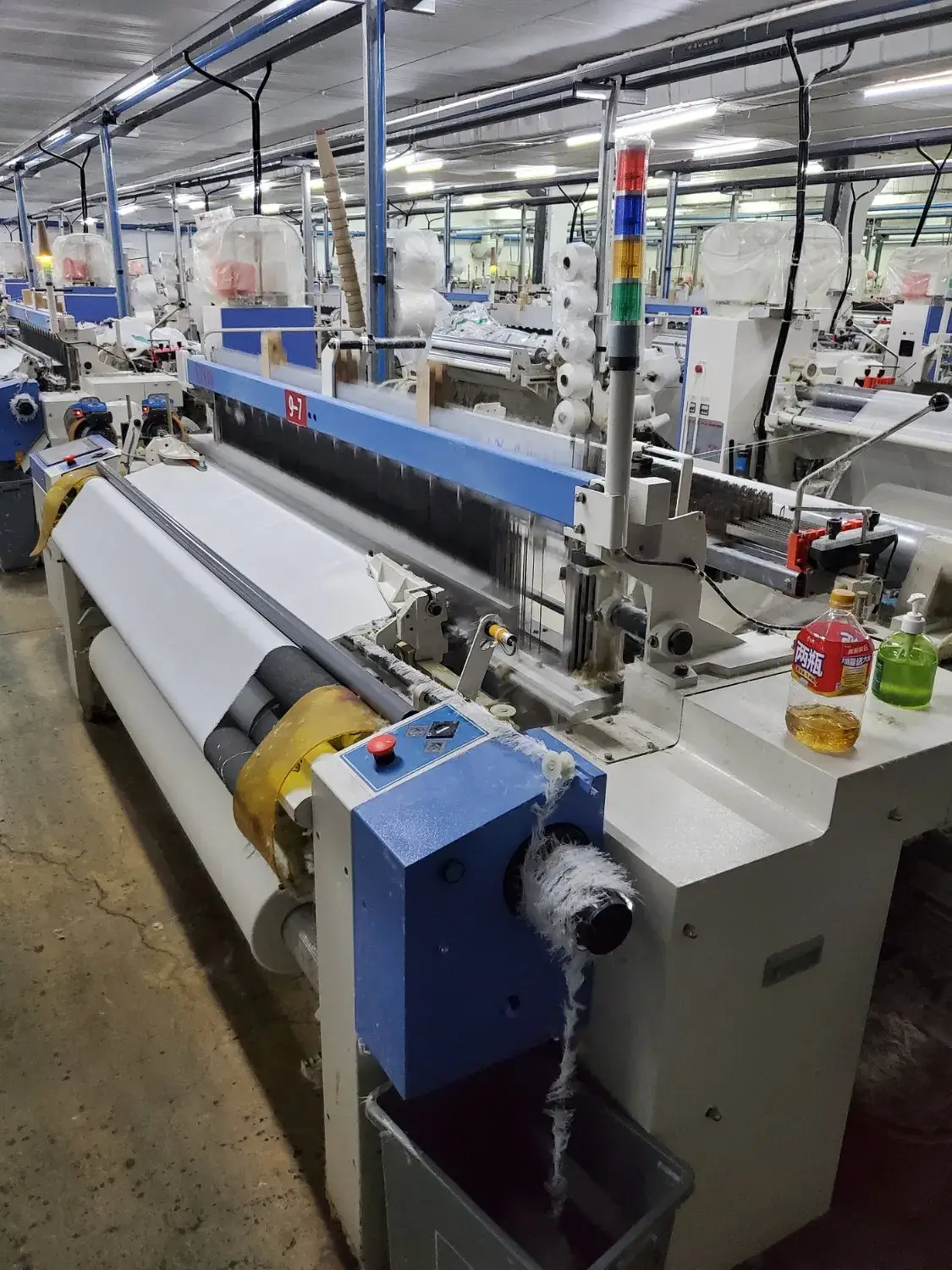 Máy dệt không khí Roj Crank 6 - 190cm, 2 nozzles, 2 feeders và khung Heald