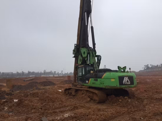 Khung Xe Kéo Đào Độ Sâu Tối Đa 43m Tysim Kr220c - Giải Pháp Máy Khoan Đóng Cọc Hiệu Quả