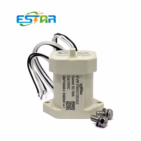 Rơ le EVK100 DC 100A 12-1000VDC Cuộn 24V - Thiết bị Công tắc điện áp cao