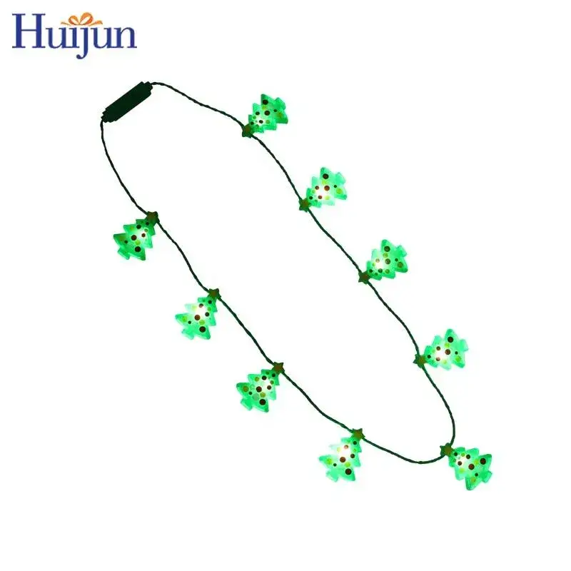 Đèn dây chuyền cây thông LED phát sáng nhấp nháy - trang trí không gian tiệc Giáng sinh