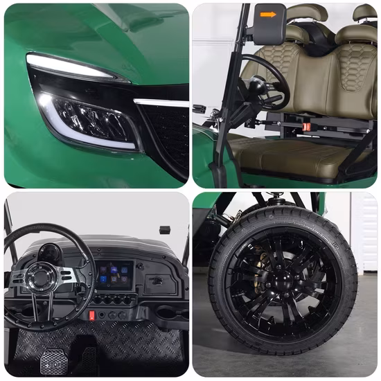 Dịch vụ OEM cho Xe Buggy 4 Chỗ ngồi Sang trọng điện Golf với Pin Lithium