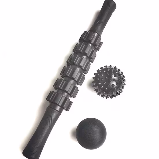 Combo thiết bị thể dục 5 trong 1 với dây kháng lực và con lăn yoga đi kèm