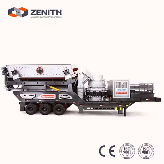Máy nghiền đá di động nhỏ gọn với hiệu suất nghiền cao, phù hợp cho đá cứng và than