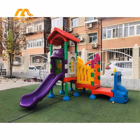 Thiết bị ngoại trời kết hợp leo trèo và trượt cho trẻ em - Bộ đồ chơi sân chơi ngoại trời