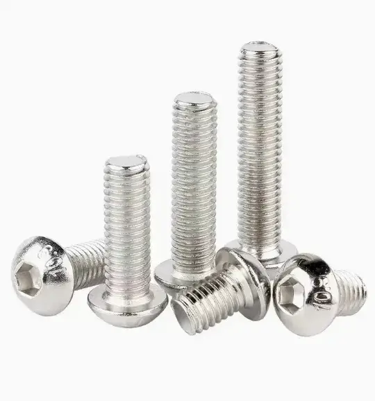 Ốc vít đầu tròn lục giác có lỗ lục giác theo tiêu chuẩn ASME ANSI B 18.3.4m 7380